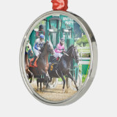 Ornement En Métal Partir à Saratoga (Gauche)