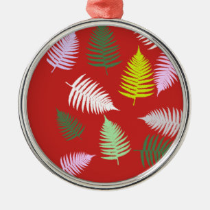 Ornement En Métal Pastel Colors Lucky Fern