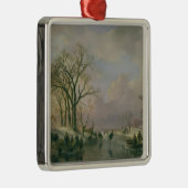 Ornement En Métal Patinage en Hollande (Droite)