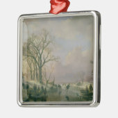 Ornement En Métal Patinage en Hollande (Gauche)