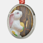Ornement En Métal Pays Lapin de Pâques (Gauche)
