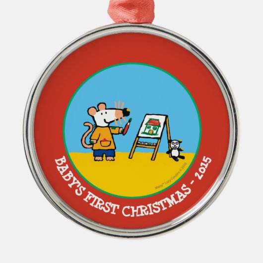 Ornement En Métal Peinture avec Maisy ! (Devant)