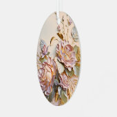 Ornement En Métal Peinture de Pâques florale (Avant gauche)