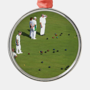 Ornement En Métal Pelouse Bowls Angleterre