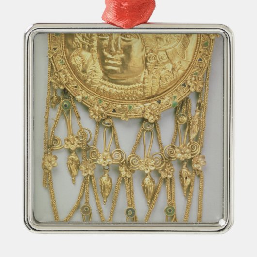 Ornement En Métal Pendentif avec la tête d'Athéna Parthenos (Devant)