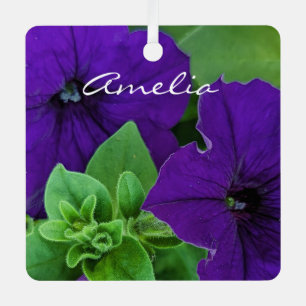 Ornement En Métal Pensée positive de la Bible à fleurs violettes