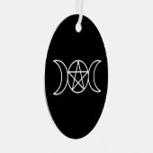 Ornement En Métal Pentacle triple lune (Avant droite)