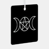 Ornement En Métal Pentacle triple lune (Avant droite)