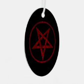 Ornement En Métal Pentagram Red Devil (Avant droite)