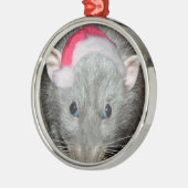 Ornement En Métal Père Noël Dumbo rat Noël (Gauche)