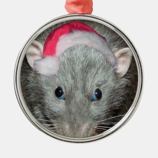 Ornement En Métal Père Noël Dumbo rat Noël (Devant)