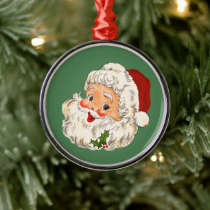 Ornement En Métal père Noël no 1