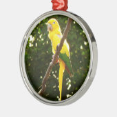 Ornement En Métal Perroquet jaune (Gauche)