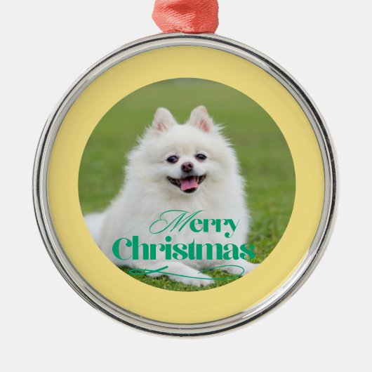 Ornement En Métal Personalized Christmas Ornament (Devant)