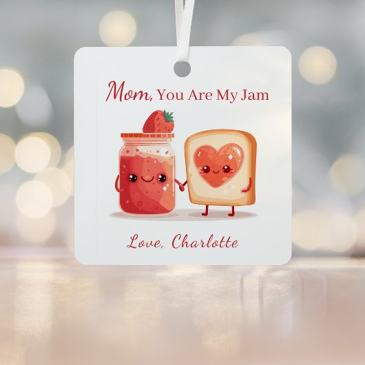 Ornement En Métal Personalized Mothers Day Keepsake Gift