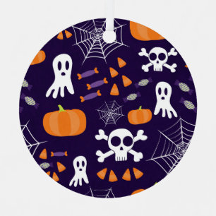 Ornement En Métal Personnages amusants et effrayants d'Halloween