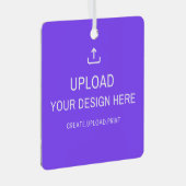 Ornement En Métal Personnalisez ou téléchargez votre propre concepti (Avant droite)