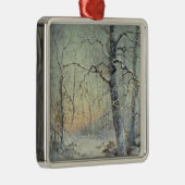 Ornement En Métal Petit déjeuner d'hiver (Droite)