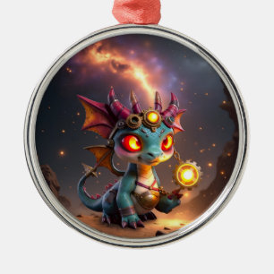 Ornement En Métal Petit Dragon, Grande Énergie – L'Horloger d'Ember