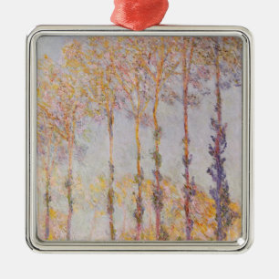 Ornement En Métal Peupliers de Claude Monet sur les banques de