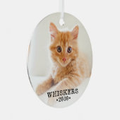 Ornement En Métal Photo Cat (Avant droite)