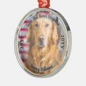 Ornement En Métal Photo Commémorative de l'animal de compagnie (Gauche)