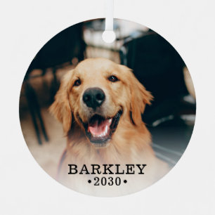 Ornement En Métal Photo Dog
