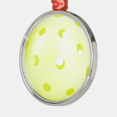 Ornement En Métal Pickle BAll jaune (Gauche)