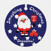 Ornement En Métal Pickley 🎅 Père Noël (Recto)