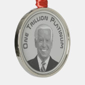 Ornement En Métal Pièce Platine à un milliard de dollars (Droite)
