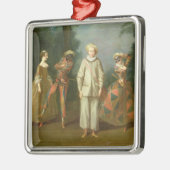 Ornement En Métal Pierrot et harlequin (Gauche)