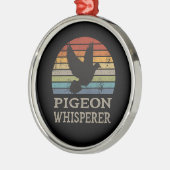 Ornement En Métal Pigeon (Gauche)