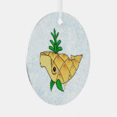 Ornement En Métal Pinaphe de vacances (Avant droite)