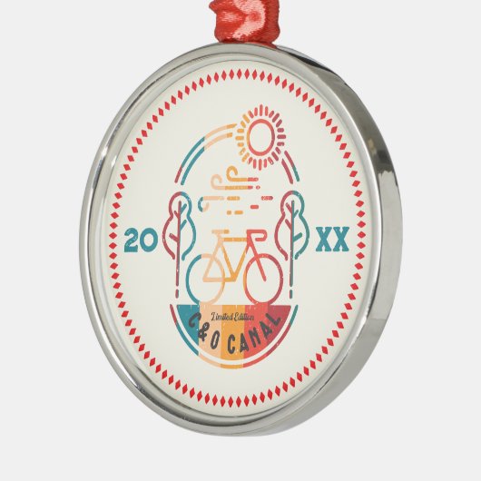 Ornement En Métal Piste cyclable C et O. (Gauche)