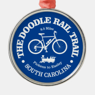 Ornement En Métal Piste de Doodle Rail (cyclisme)
