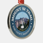 Ornement En Métal Piste du mont Si (Droite)
