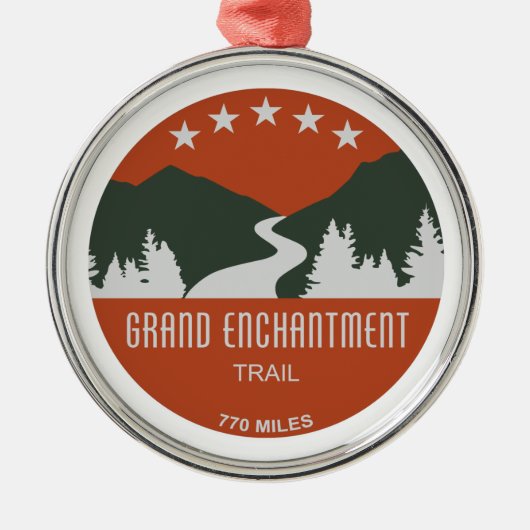 Ornement En Métal Piste Grand Enchantment (Devant)