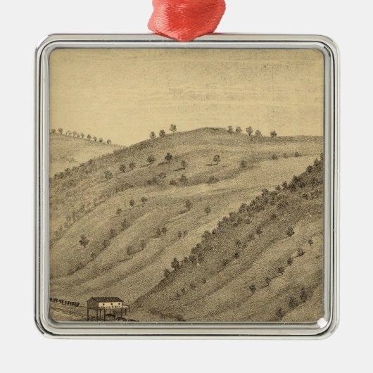 Ornement En Métal Pittsburgh, Pennsylvanie (Devant)