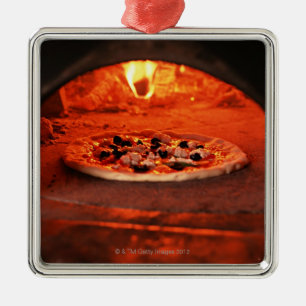 Ornement En Métal Pizza
