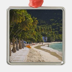 Ornement En Métal Plage à Cane Garden Bay, île de Tortola