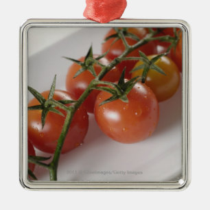 Ornement En Métal Plan rapproché des tomates sur un plateau