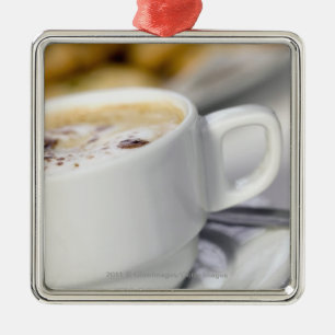 Ornement En Métal Plan rapproché d'une tasse de café