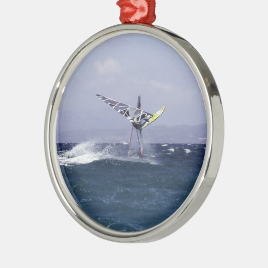 Ornement En Métal Planche à voile dans l'ornement d'air (Gauche)