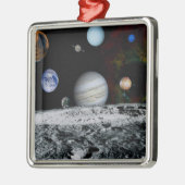 Ornement En Métal Planètes du système solaire (Gauche)