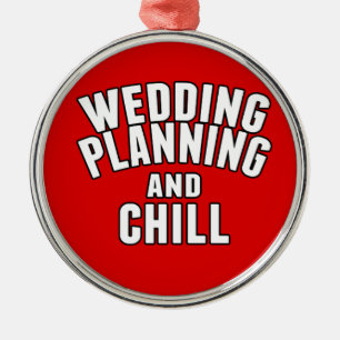 Ornement En Métal Planification et froid de mariage