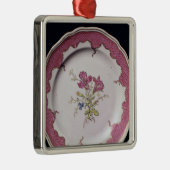 Ornement En Métal Plat avec la conception botanique (Droite)