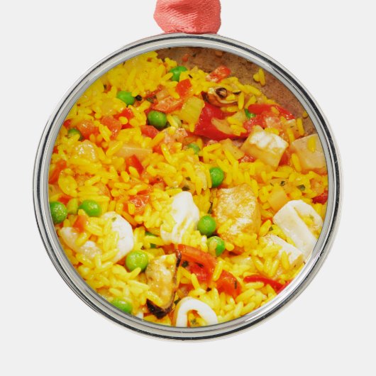 Ornement En Métal Plat de Paella (Devant)
