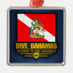 Ornement En Métal Plongent les Bahamas 2
