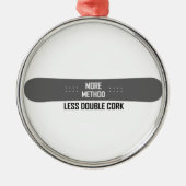 Ornement En Métal Plus de méthode Moins de double liège (Devant)