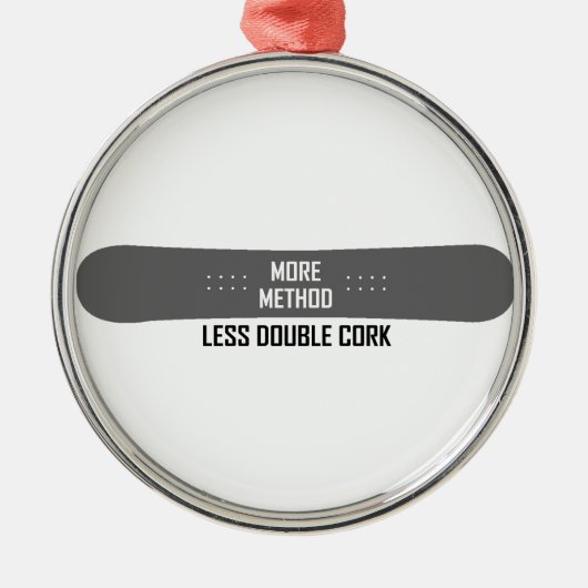 Ornement En Métal Plus de méthode Moins de double liège (Devant)